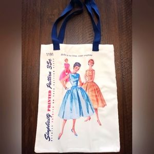 Simplicity Pattern Tote Bag New